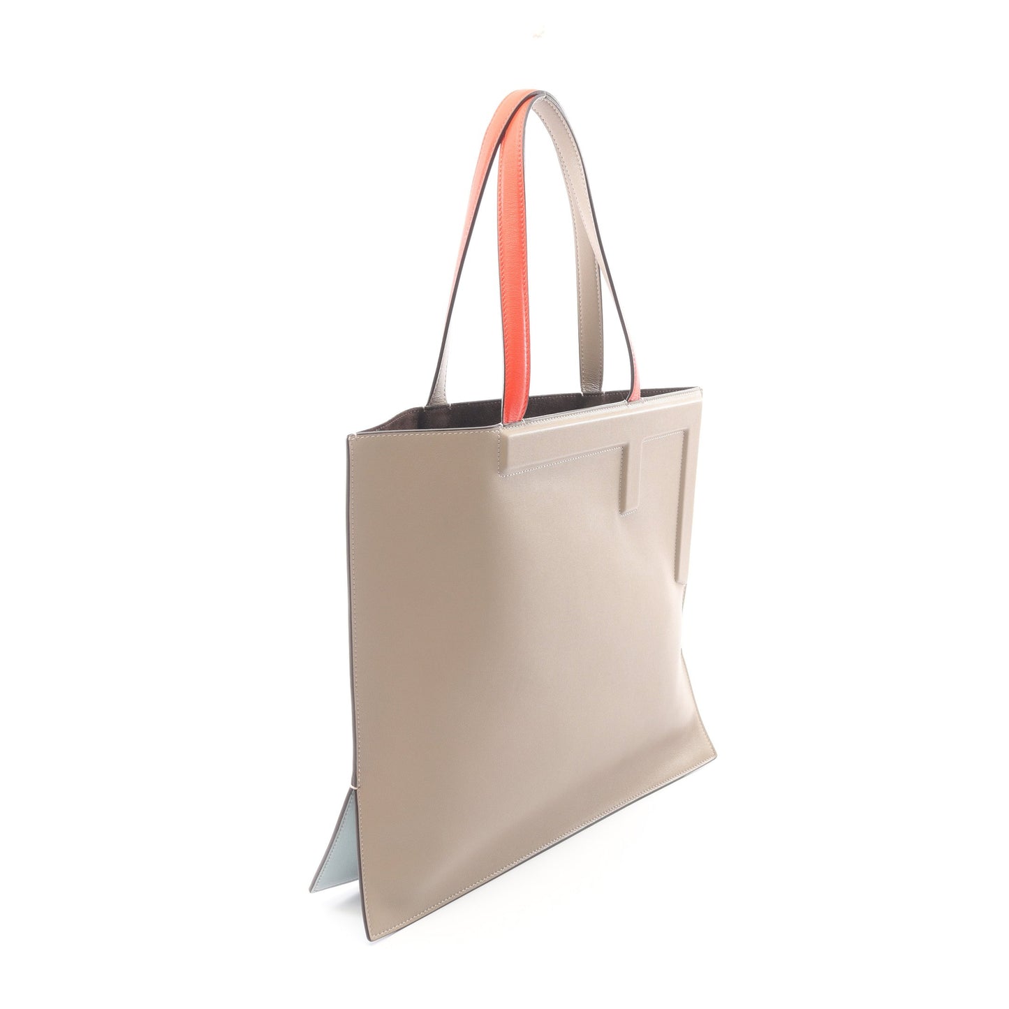 フリップ ショルダーバッグ トートバッグ レザー レッド グレーベージュ ライトブルー フェンディ バッグ FENDI