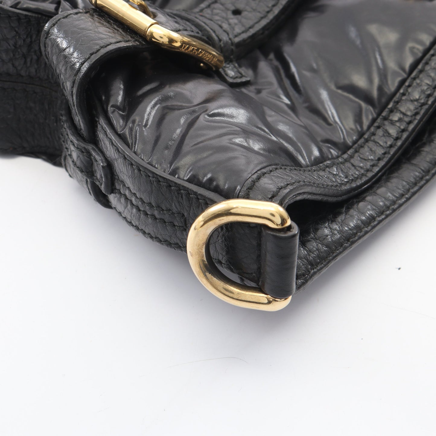 2WAY ハンドバッグ トートバッグ レザー ブラック ドルチェアンドガッバーナ
