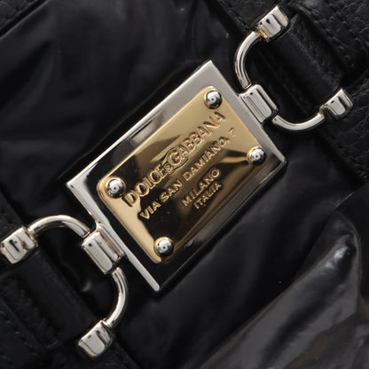 2WAY ハンドバッグ トートバッグ レザー ブラック ドルチェアンドガッバーナ