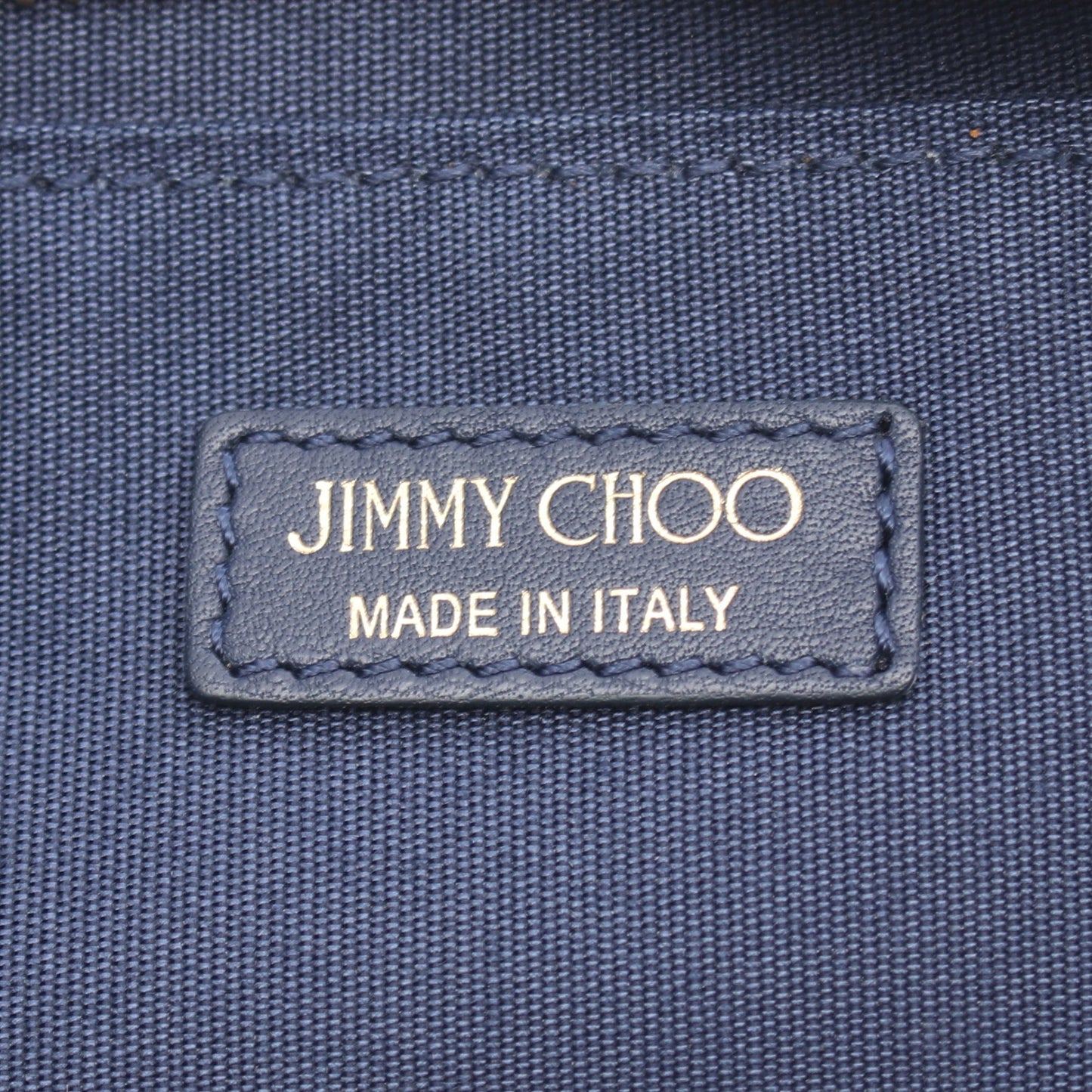 ZENA スタースタッズ クラッチバッグ デニム ブルー ジミーチュウ バッグ JIMMY CHOO