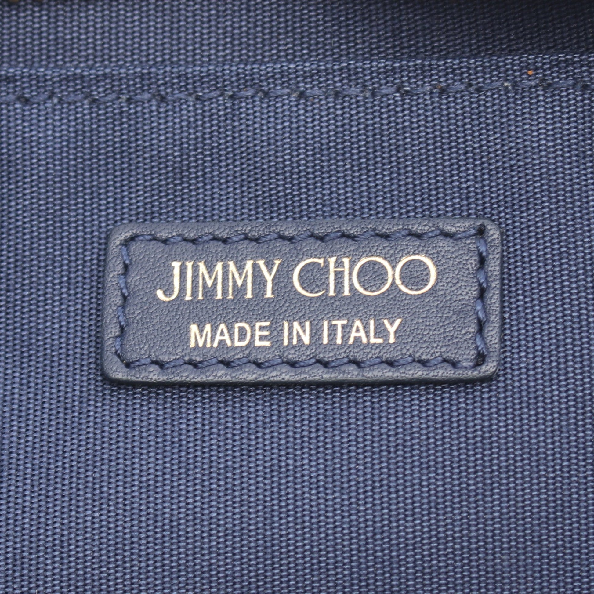 ZENA スタースタッズ クラッチバッグ デニム ブルー ジミーチュウ バッグ JIMMY CHOO