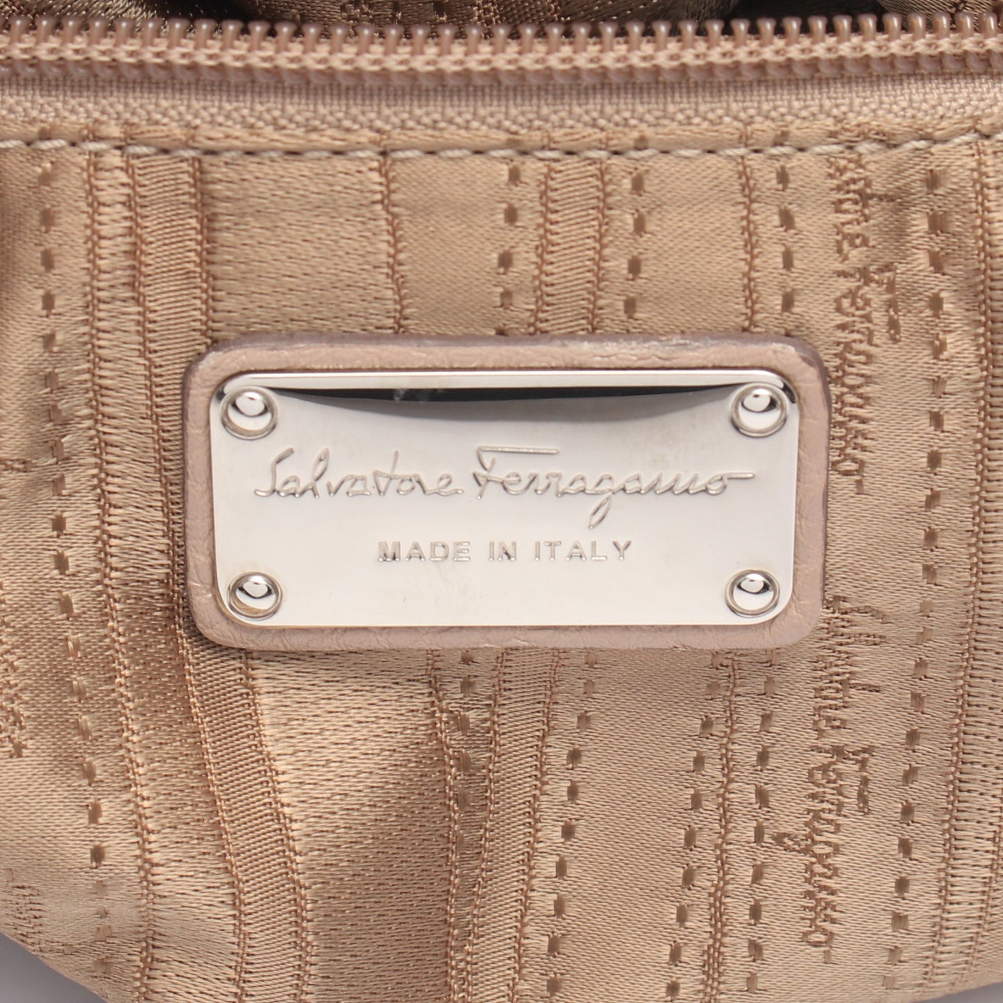 ソフィア ガンチーニ 2WAY ハンドバッグ レザー ピンクベージュ サルヴァトーレフェラガモ バッグ Salvatore Ferragamo