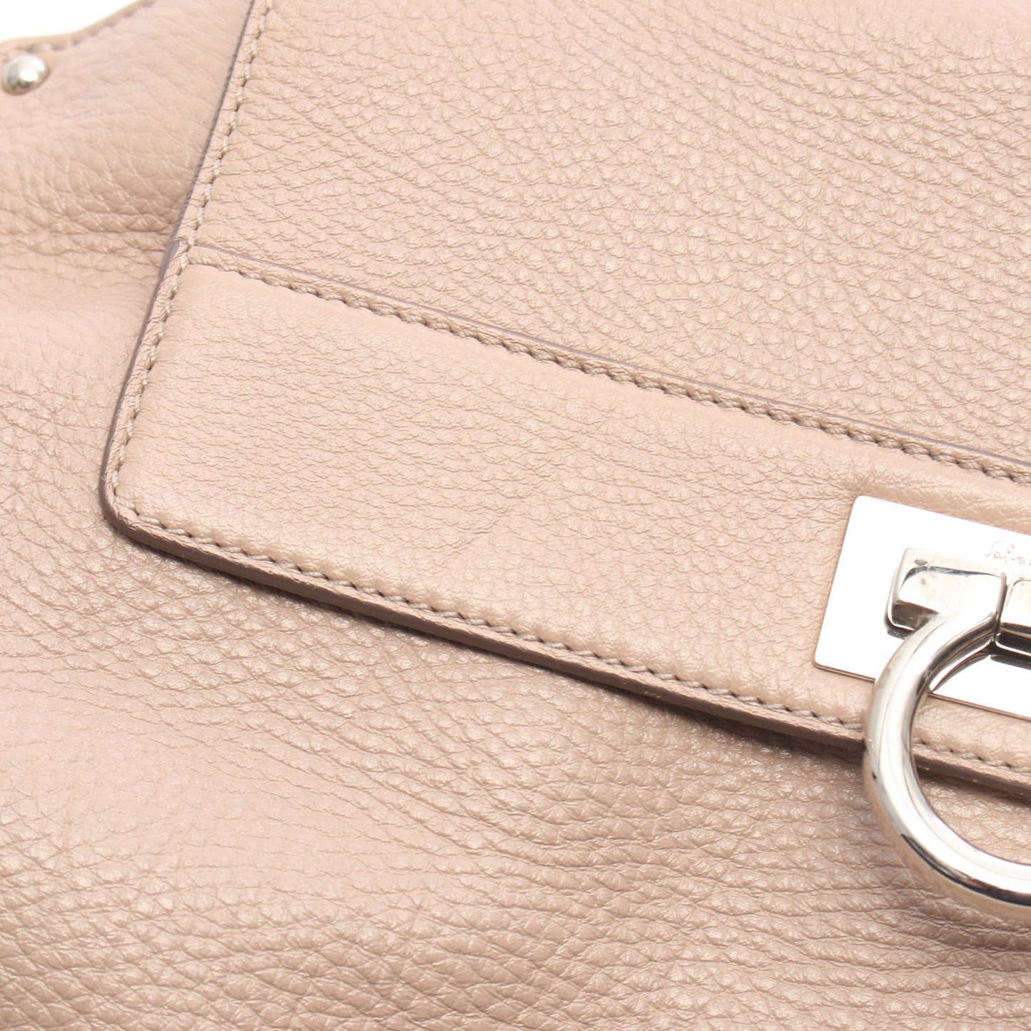ソフィア ガンチーニ 2WAY ハンドバッグ レザー ピンクベージュ サルヴァトーレフェラガモ バッグ Salvatore Ferragamo