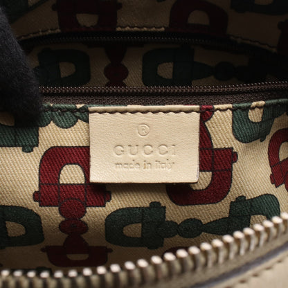 アビー グッチシマ ハンドバッグ ミニボストンバッグ レザー オフホワイト グッチ バッグ GUCCI