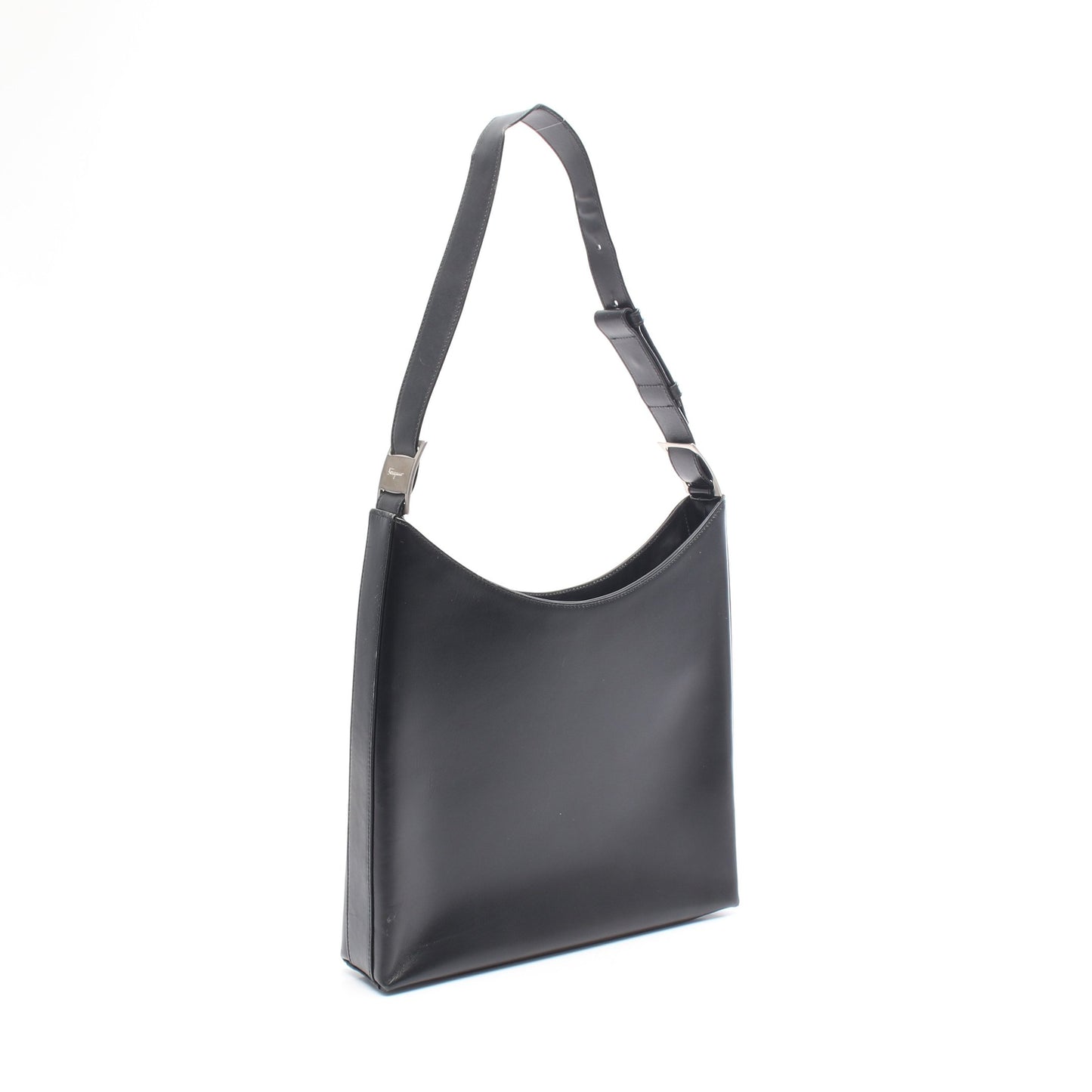 ショルダーバッグ レザー ブラック サルヴァトーレフェラガモ バッグ Salvatore Ferragamo