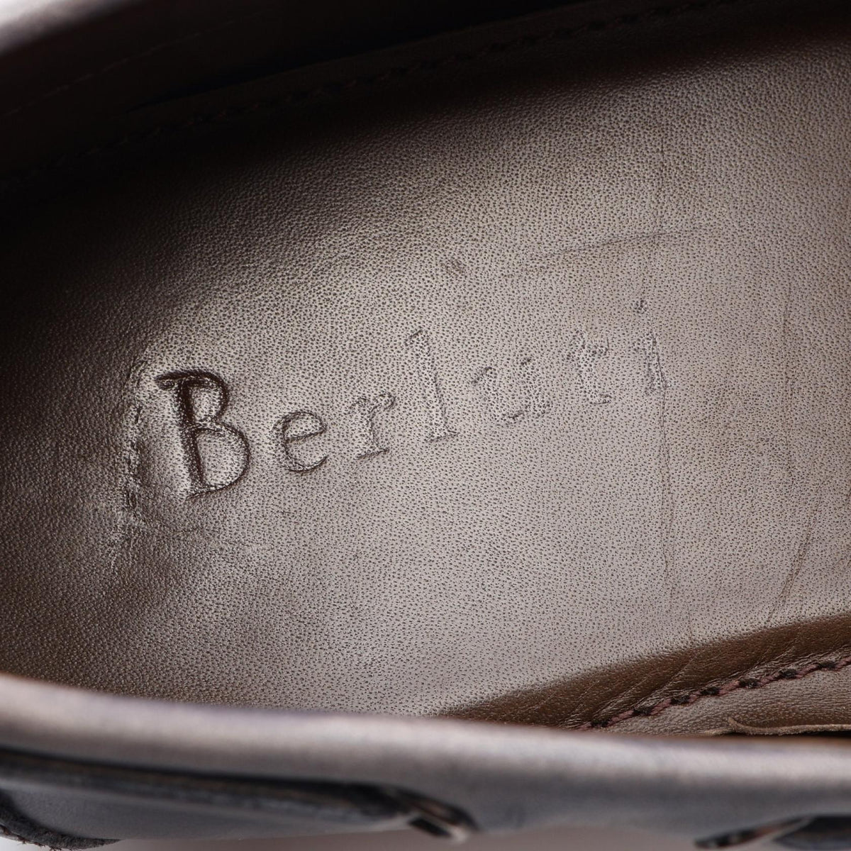 ANTONIN アントナン カリグラフィ ローファー レザー グレー ベルルッティ シューズ Berluti