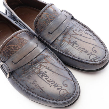 ANTONIN アントナン カリグラフィ ローファー レザー グレー ベルルッティ シューズ Berluti