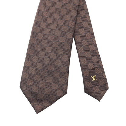 ダミエ ネクタイ シルク ダークブラウン ルイヴィトン 財布・小物 LOUIS VUITTON