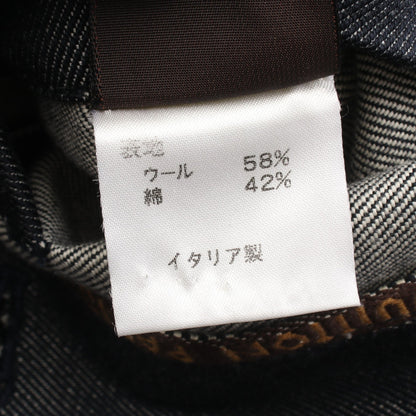 デニムジャケット ウール コットン インディゴブルー ルイヴィトン