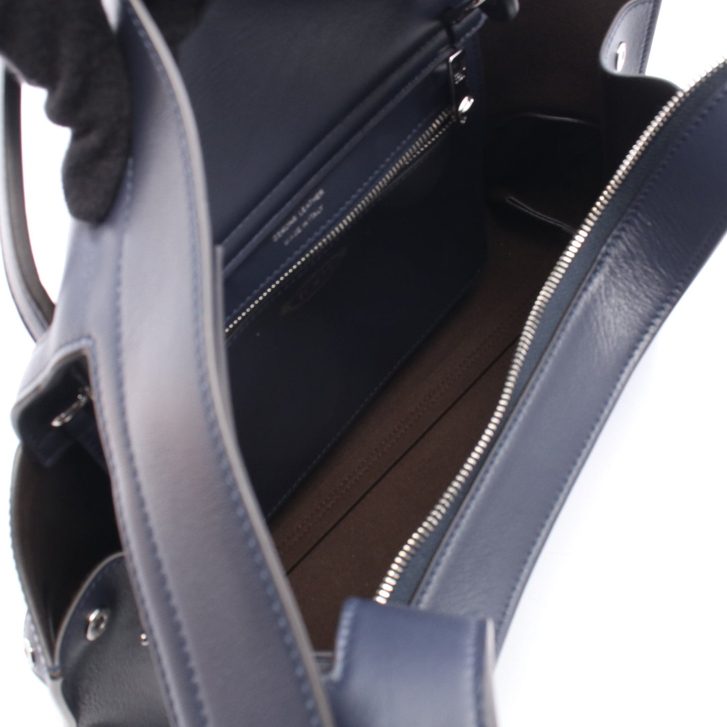 WAVE BAG ショルダーバッグ レザー ネイビー トッズ