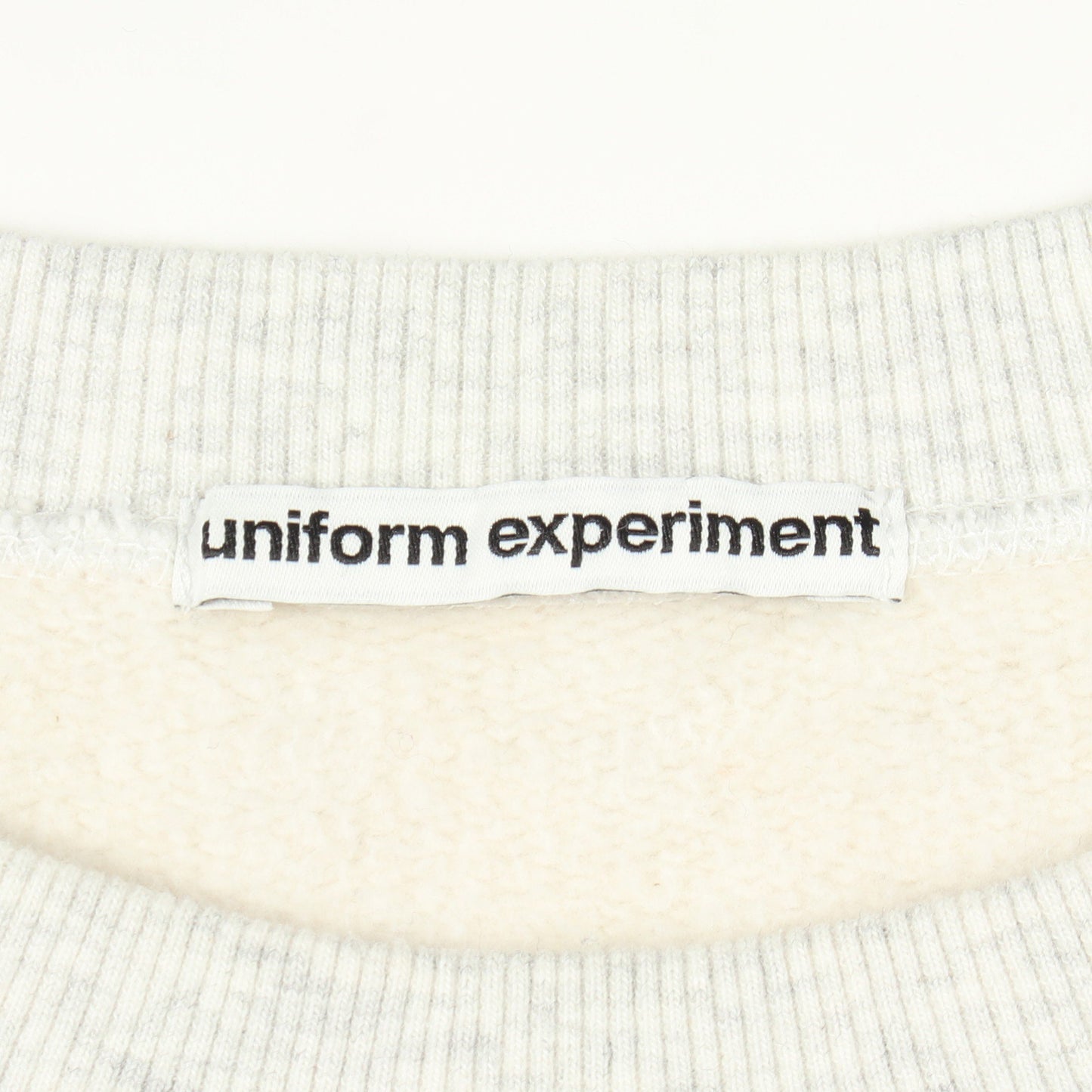 ASGER JORN MEMOIRES SWEATSHIRT スウェットシャツ コットン ライトグレー ユニフォームエクスペリメント