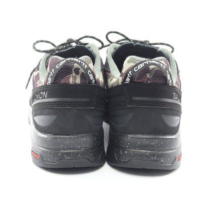 SALOMON × Carhartt WIP X-ALP カモフラージュ スニーカー レザー スエード ファブリック ブラック カーキグリーン マルチカラー サロモン