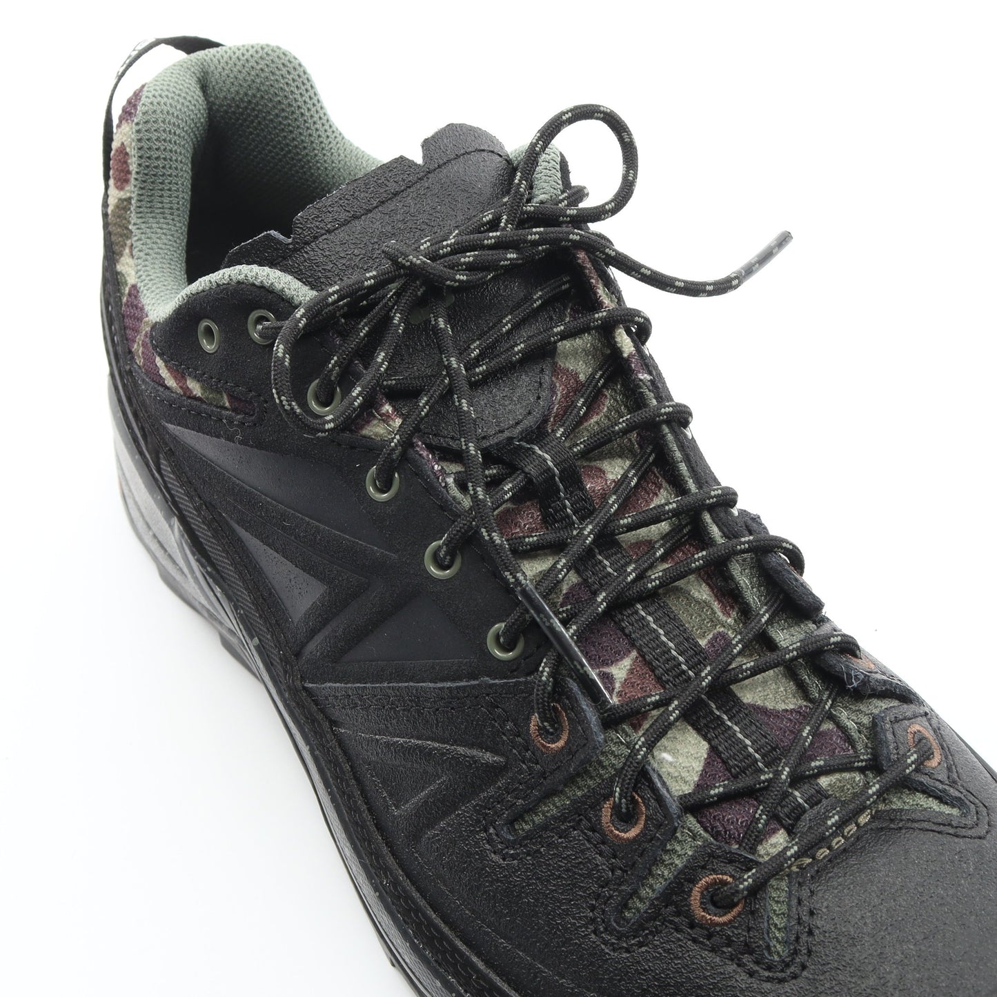 SALOMON × Carhartt WIP X-ALP カモフラージュ スニーカー レザー スエード ファブリック ブラック カーキグリーン マルチカラー サロモン