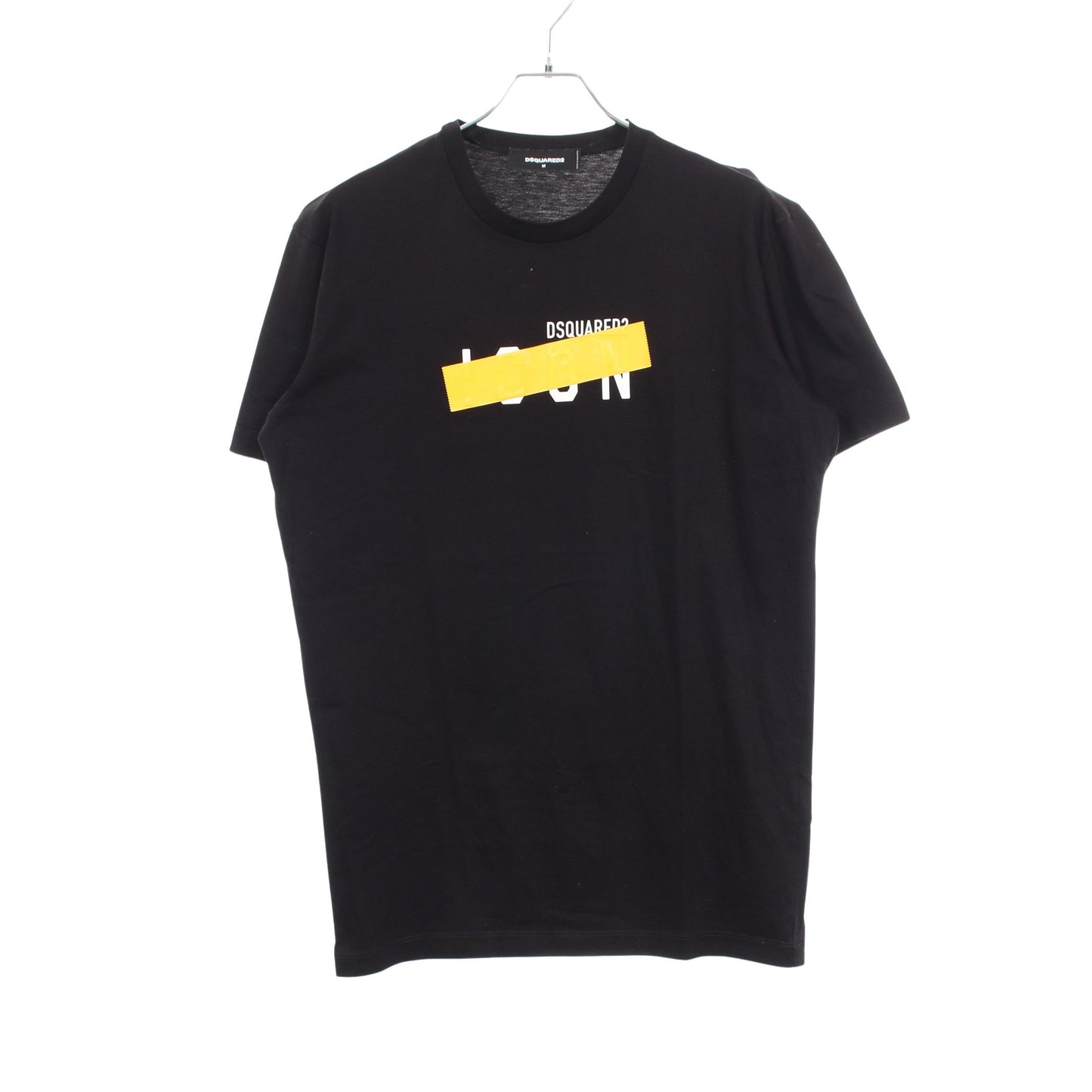 ロゴプリント 半袖Tシャツ コットン ブラック ディースクエアード