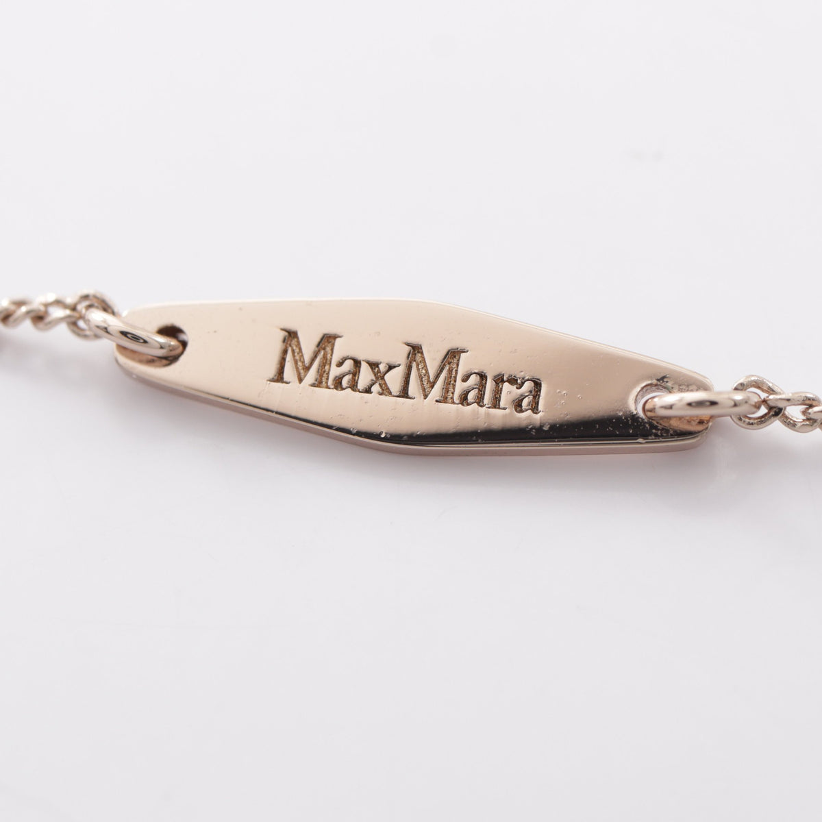 MGROSGRAIN ネックレス GP ラインストーン ピンクゴールド クリア マックスマーラ