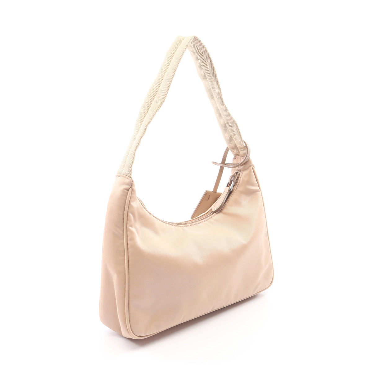 Re-Edition 2000 ミニバッグ ハンドバッグ ナイロン サフィアーノレザー ベージュ プラダ バッグ PRADA