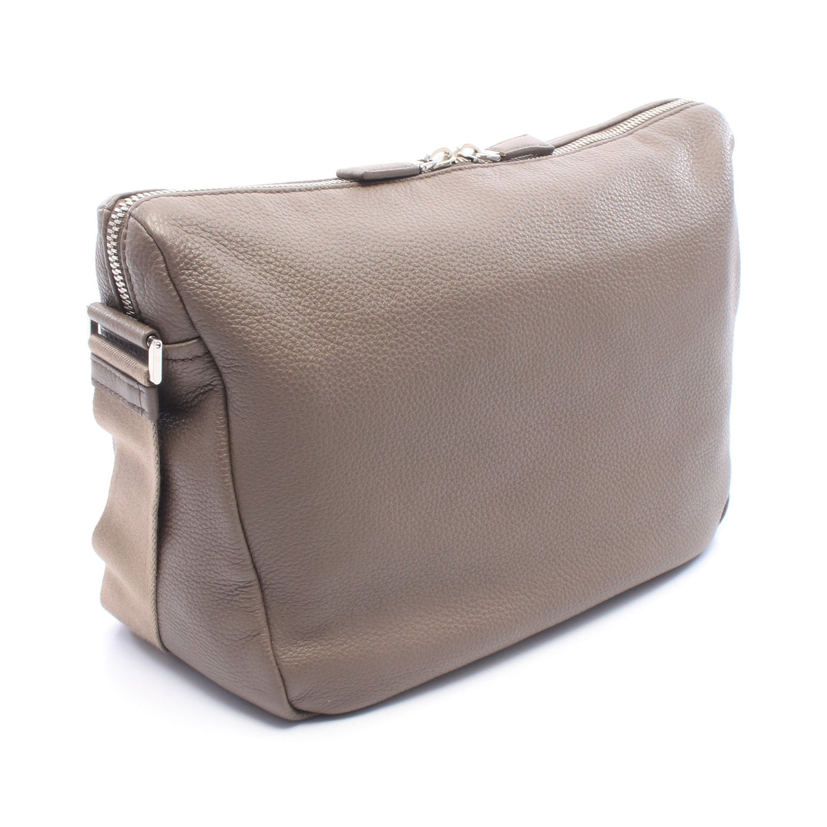 VIT.DAINO ショルダーバッグ レザー グレーベージュ プラダ バッグ PRADA