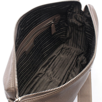VIT.DAINO ショルダーバッグ レザー グレーベージュ プラダ バッグ PRADA