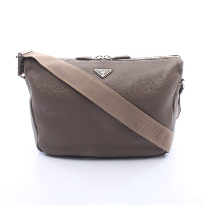 VIT.DAINO ショルダーバッグ レザー グレーベージュ プラダ バッグ PRADA