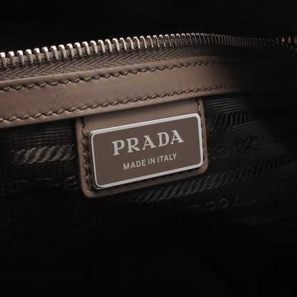 VIT.DAINO ショルダーバッグ レザー グレーベージュ プラダ バッグ PRADA