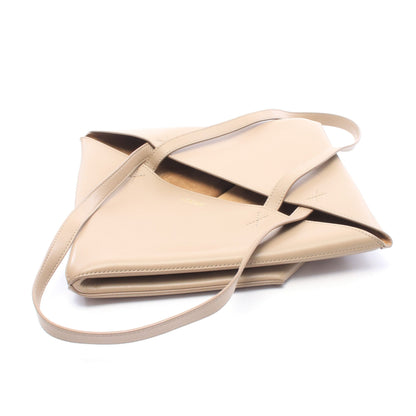 PUZZLE TOTE MEDIUM ショルダーバッグ トートバッグ レザー ベージュ ロエベ