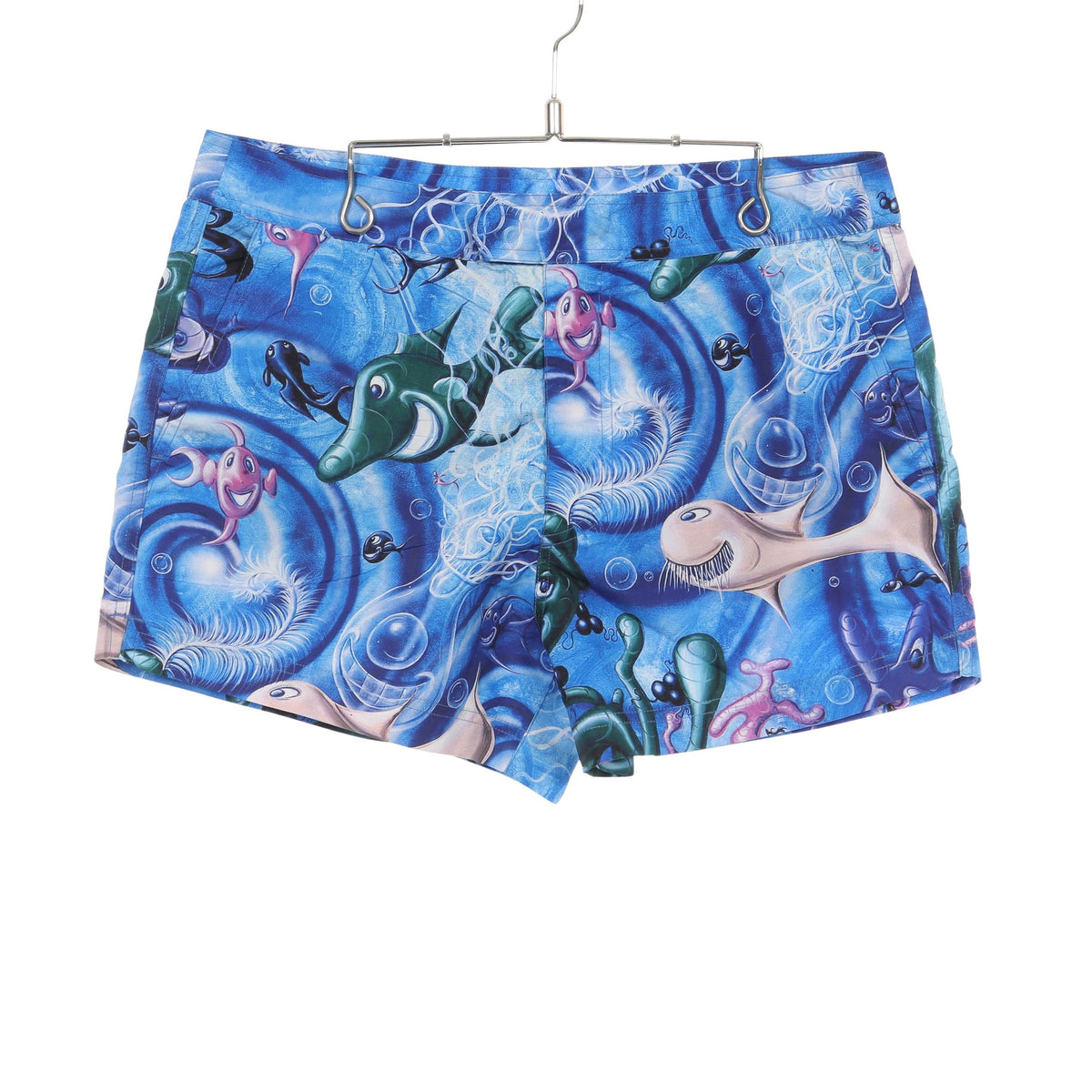 DIOR × KENNY SCHARF 総柄 スイムウエア パンツ ブルー マルチカラー ディオール