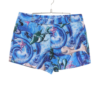 DIOR × KENNY SCHARF 総柄 スイムウエア パンツ ブルー マルチカラー ディオール