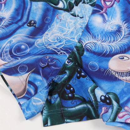 DIOR × KENNY SCHARF 総柄 スイムウエア パンツ ブルー マルチカラー ディオール