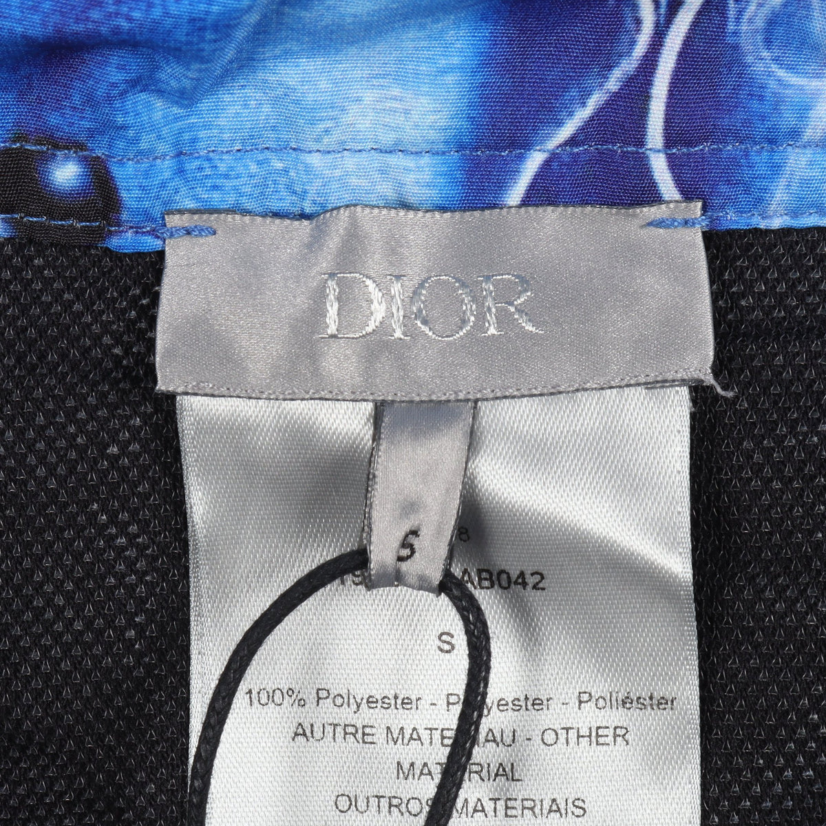 DIOR × KENNY SCHARF 総柄 スイムウエア パンツ ブルー マルチカラー ディオール