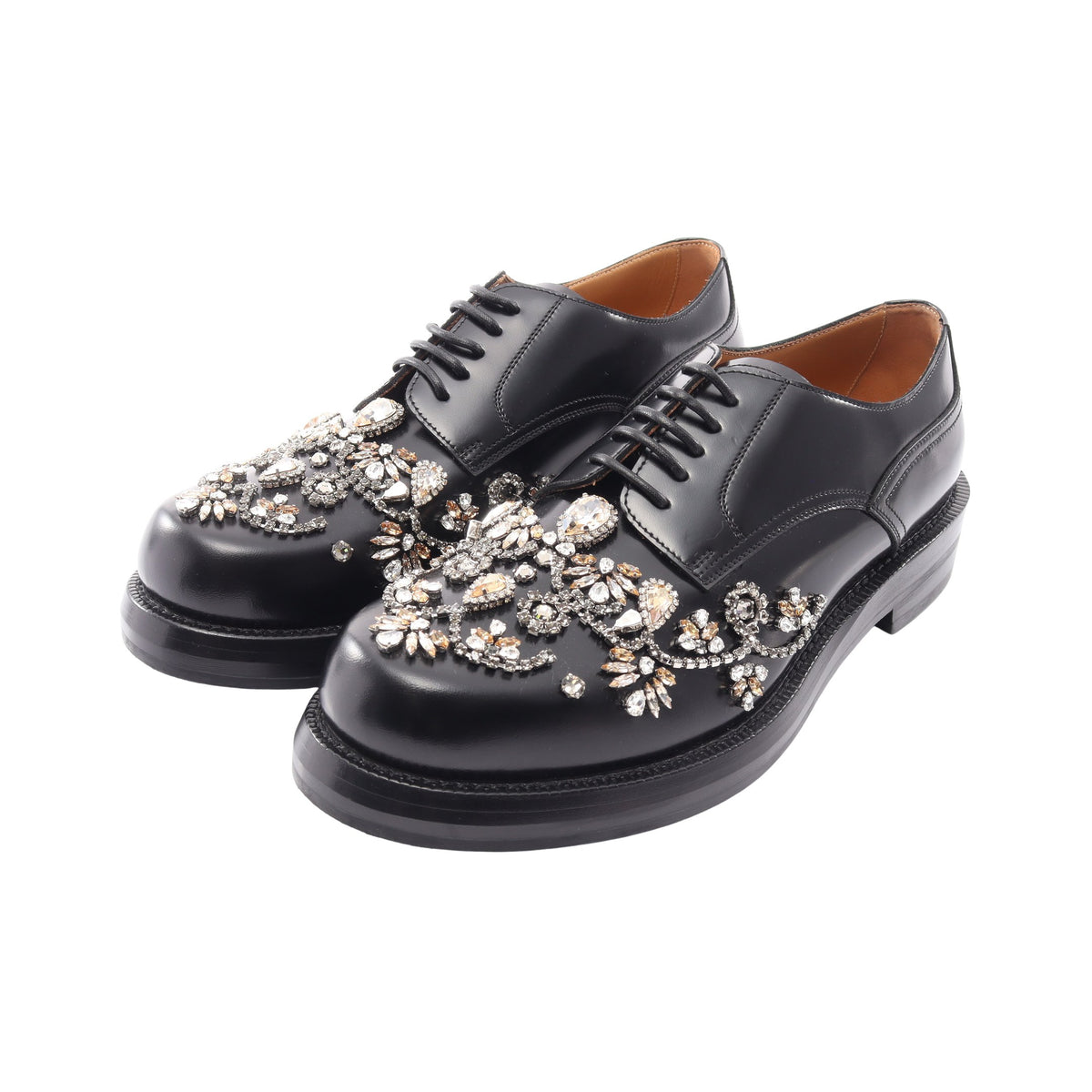 ビジュー ドレスシューズ レザー ブラック クリスチャンディオール シューズ Christian Dior