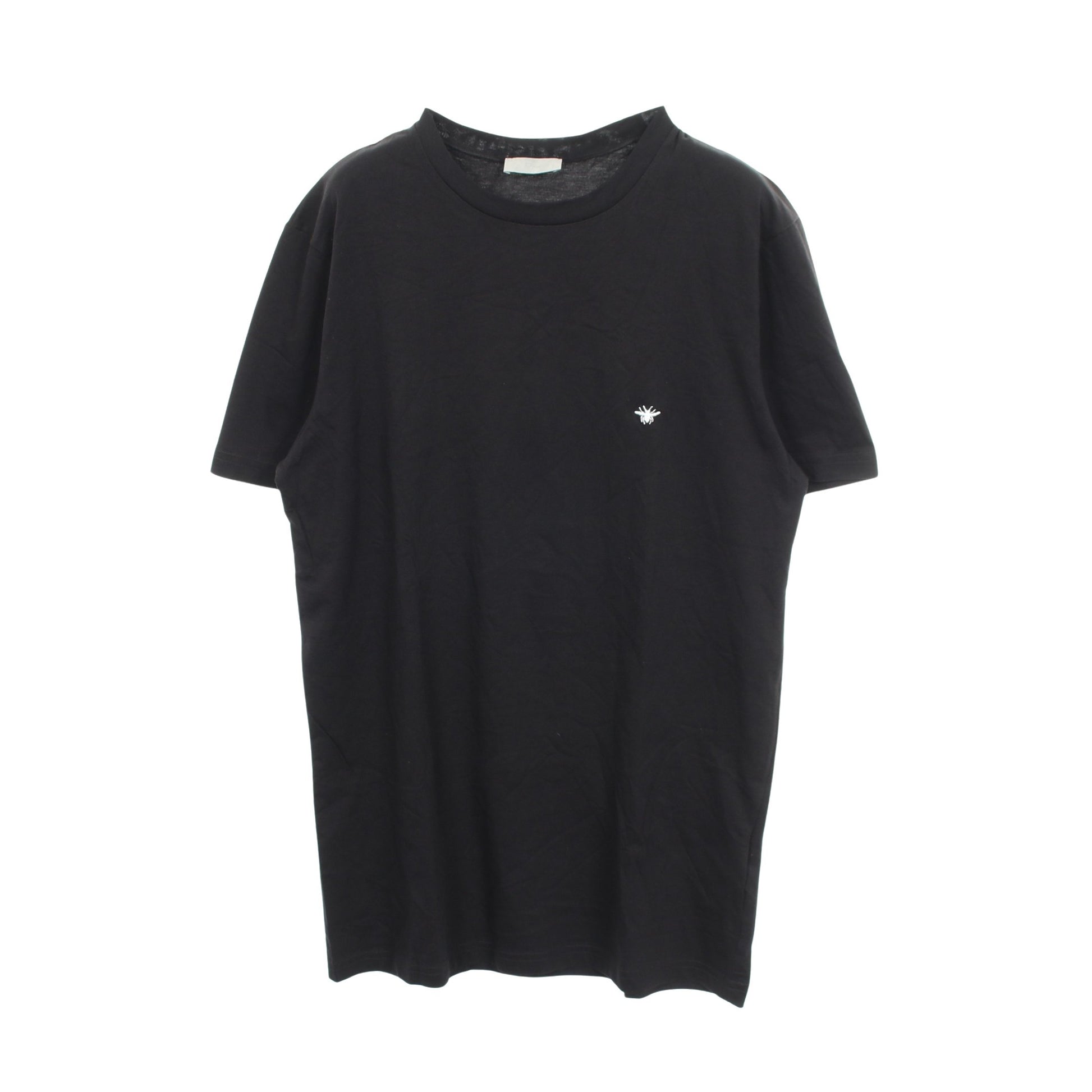 BEE刺繍 半袖Tシャツ コットン ブラック クリスチャンディオール トップス Christian Dior