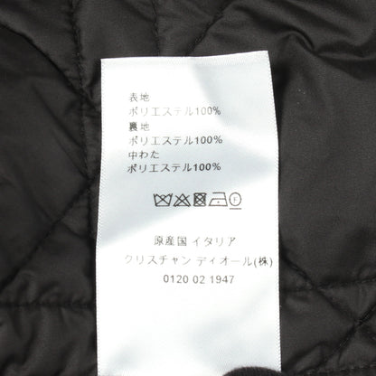 マクロカナージュ キルティング クロップド 半袖 ノーカラージャケット ブラック クリスチャンディオール アウター Christian Dior