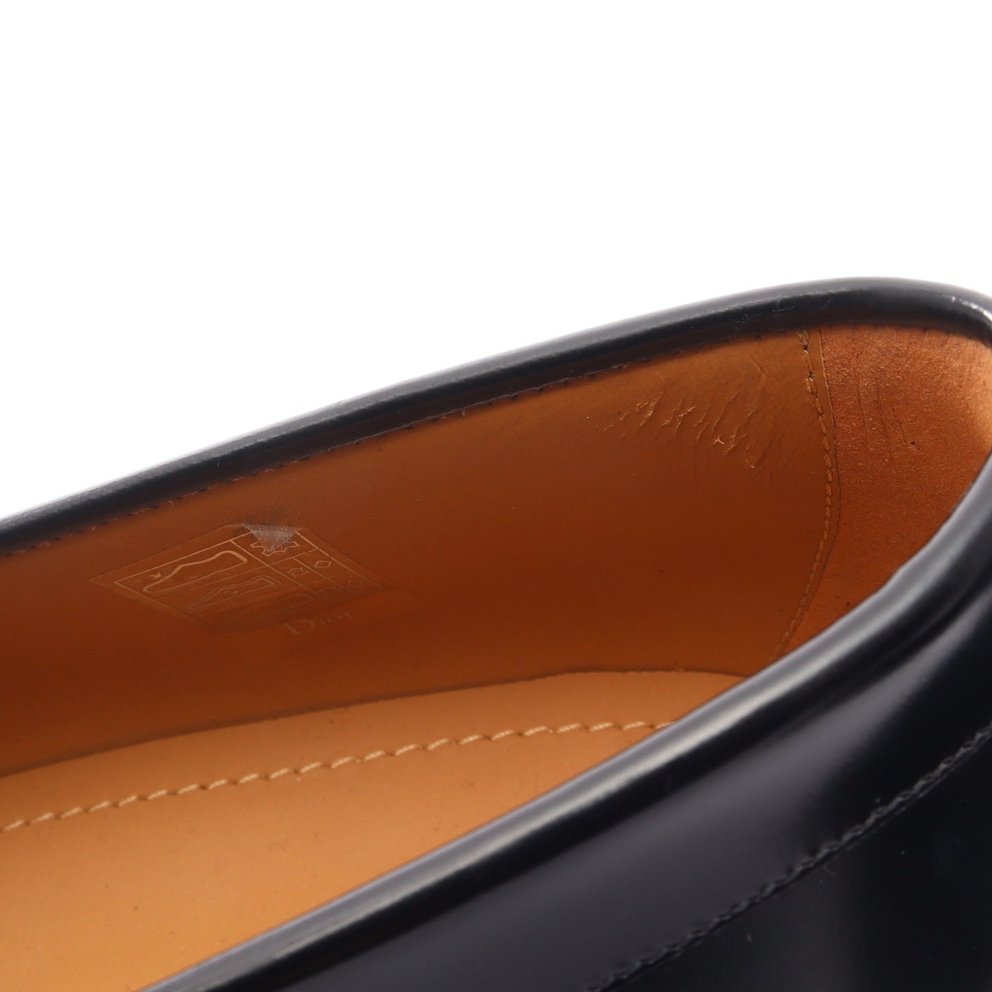 CDロゴ ローファー レザー ブラック ディオール