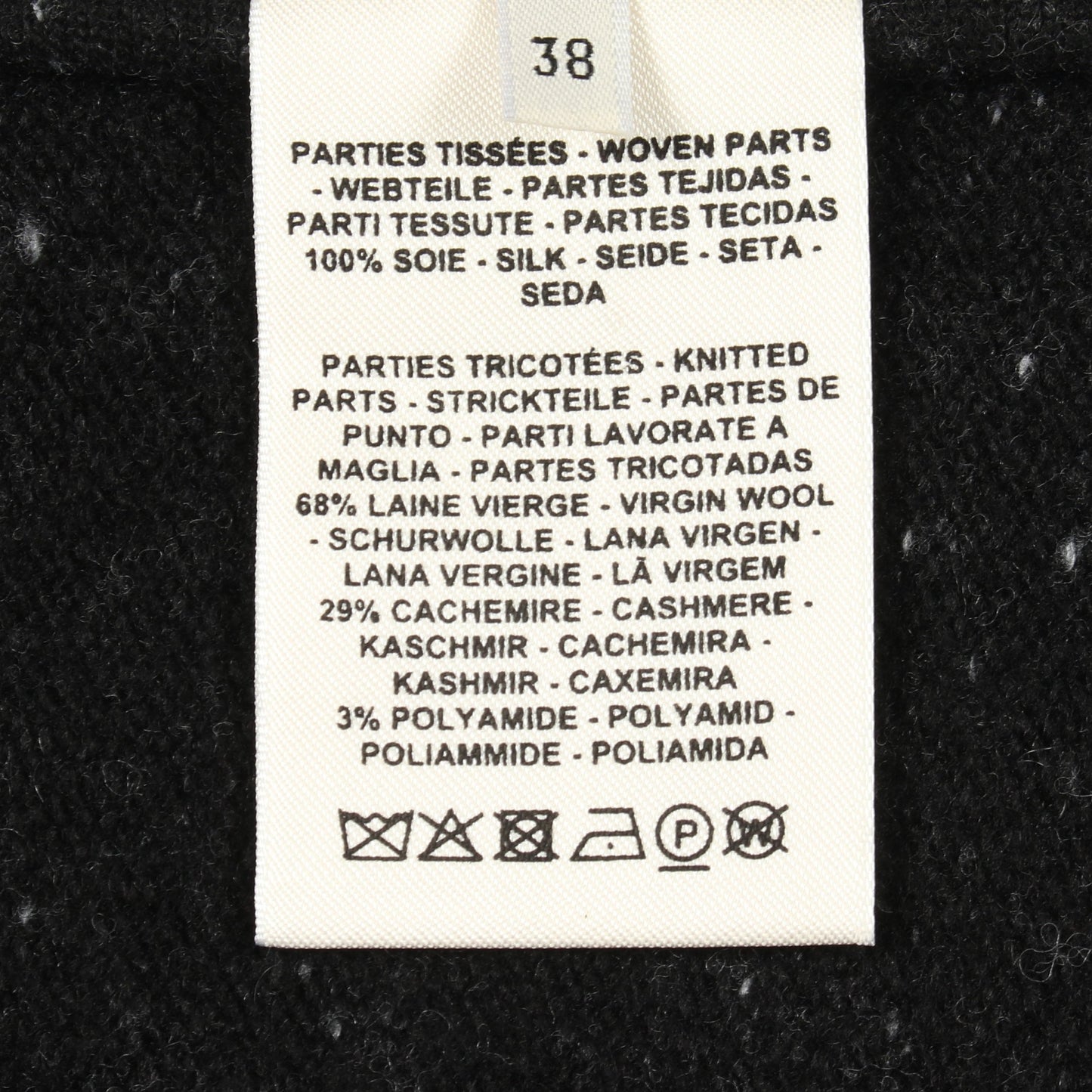 BRIDES de GALA ニットワンピース ウール カシミヤ ブラック エルメス ワンピース HERMES