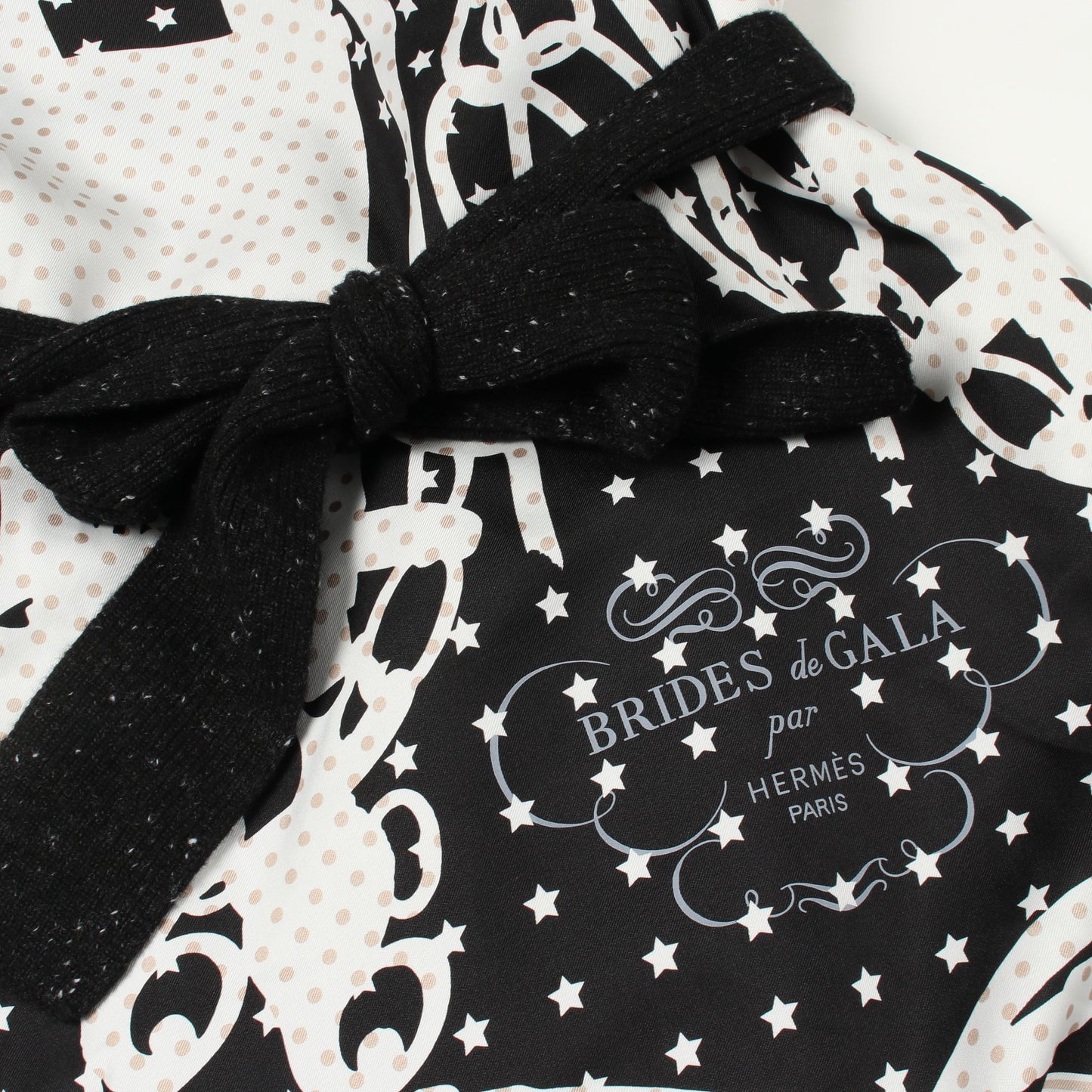 BRIDES de GALA ニットワンピース ウール カシミヤ ブラック エルメス ワンピース HERMES