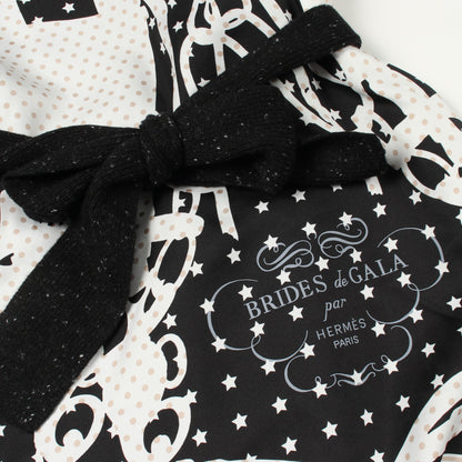 BRIDES de GALA ニットワンピース ウール カシミヤ ブラック エルメス ワンピース HERMES