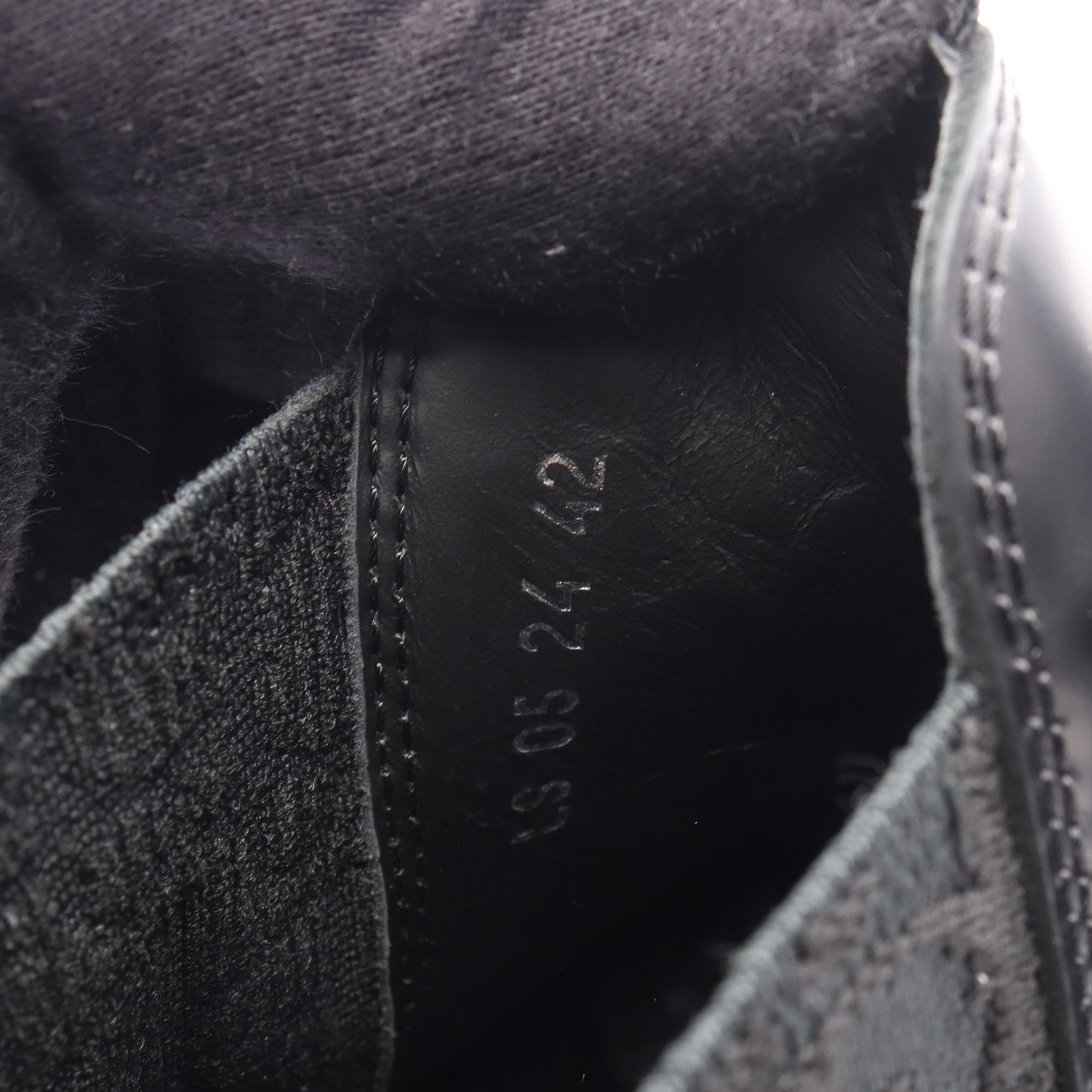 Dior Combat ディオール コンバット チェルシーブーツ オブリーク サイドゴアブーツ レザー ブラック ディオール