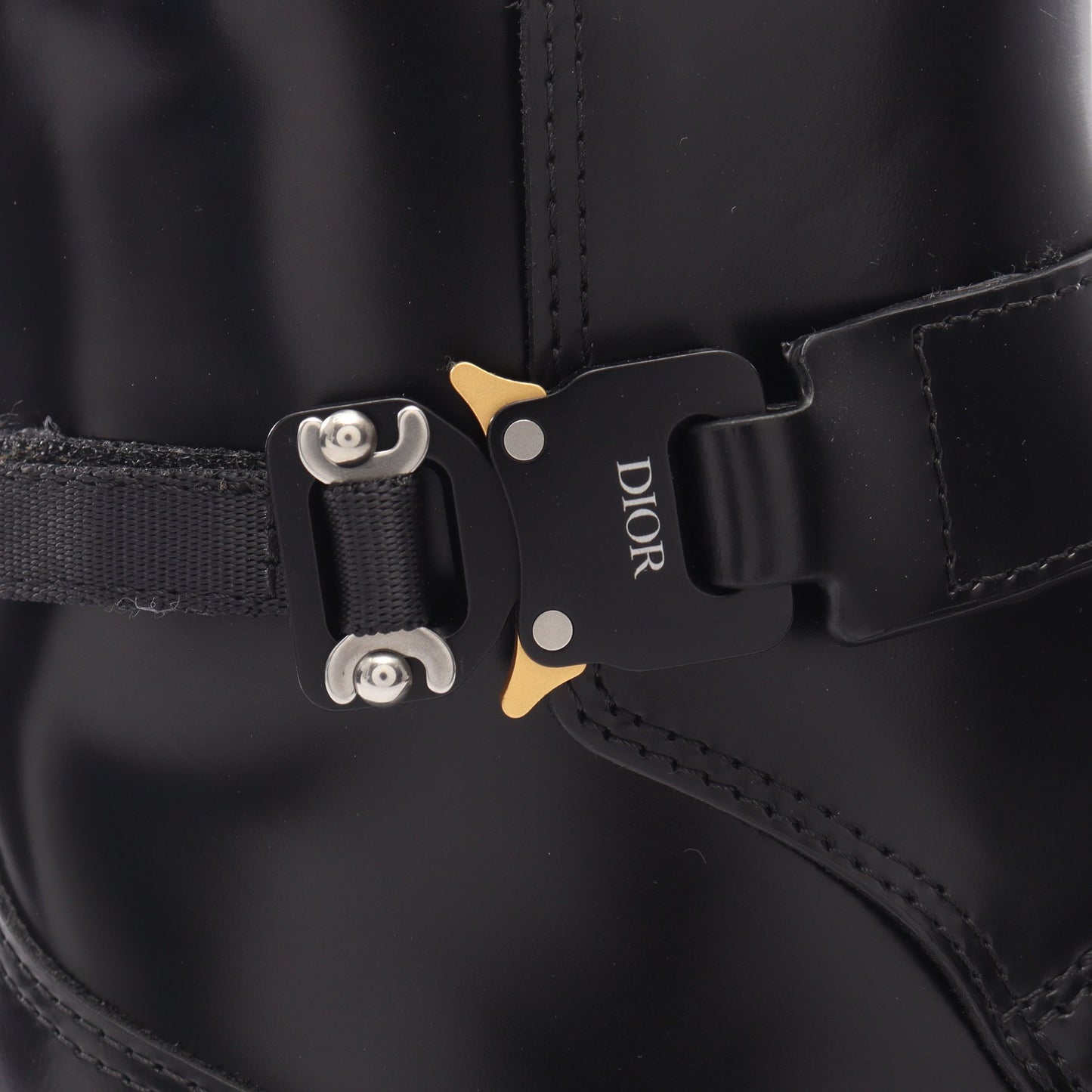 Dior Combat ジョッパーブーツ ブーツ レザー ブラック ディオール シューズ DIOR
