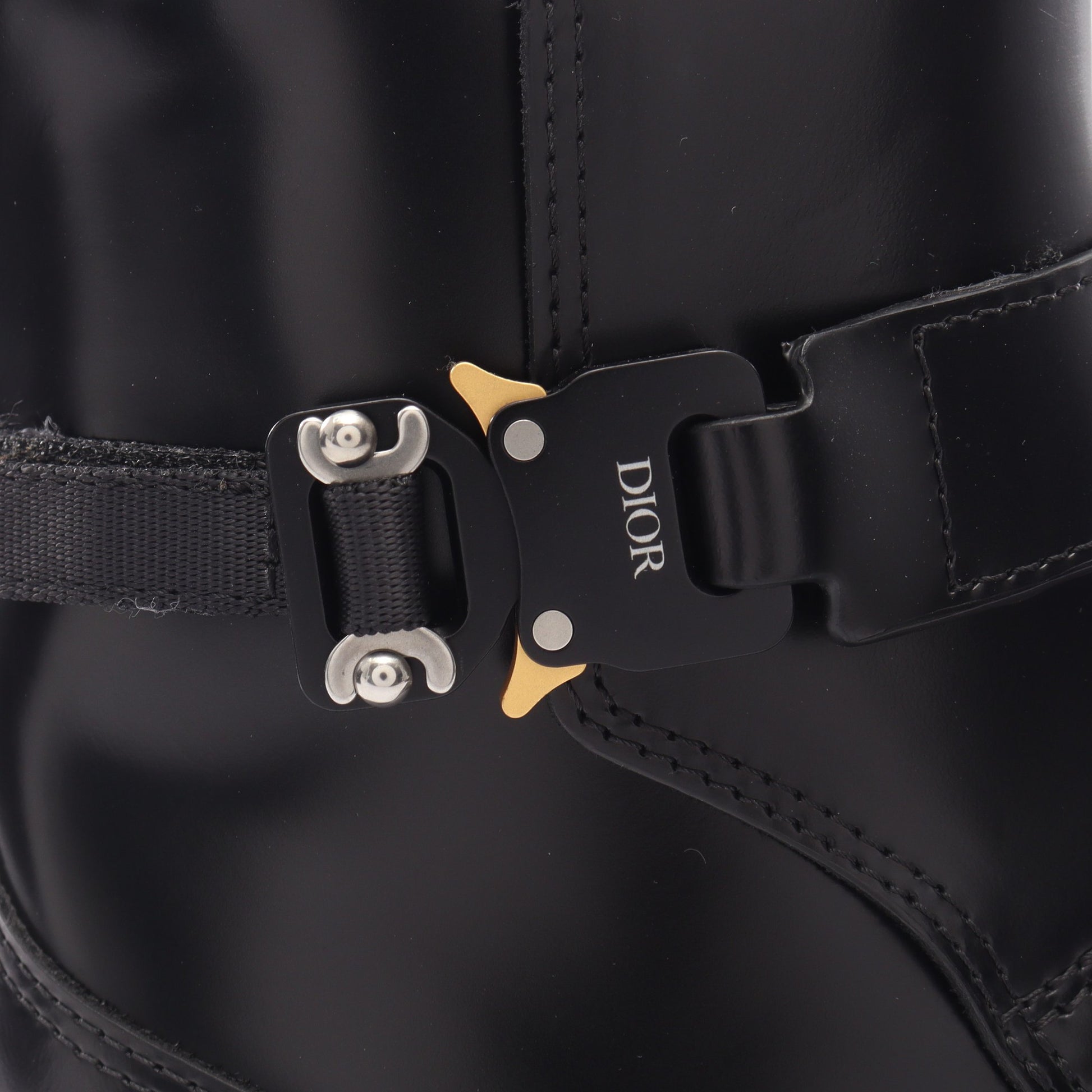 Dior Combat ジョッパーブーツ ブーツ レザー ブラック ディオール シューズ DIOR