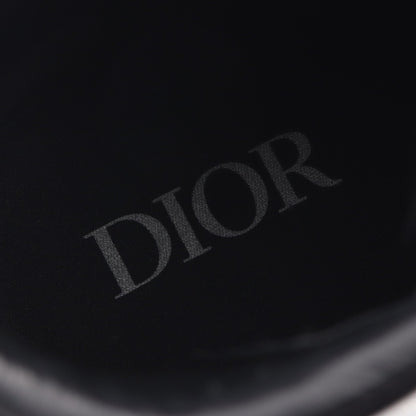 Dior Combat オブリーク ショート ブーツ レザー ファブリック ブラック ダークブルー マルチカラー ディオール