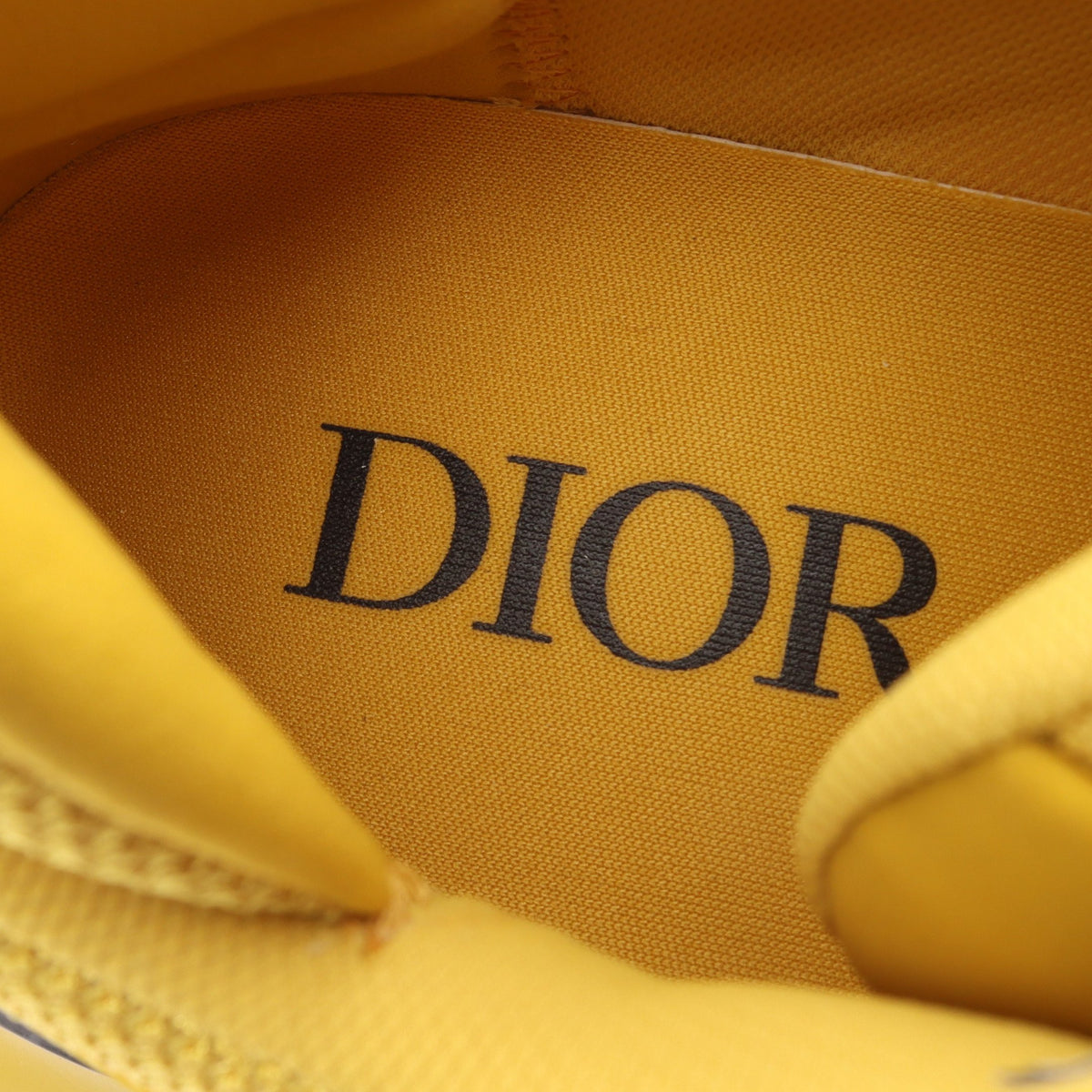 B44 ブレード スニーカー ファブリック ラバー オレンジイエロー ブラック ディオール シューズ DIOR