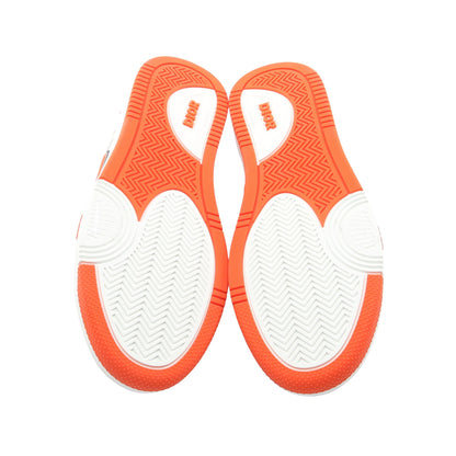 DIOR × KAWS B57 ロートップスニーカー スニーカー レザー ラバー ホワイト オレンジ ディオール