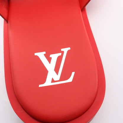 LV オアシス ミュール スライドサンダル レザー ラバー レッド ルイヴィトン