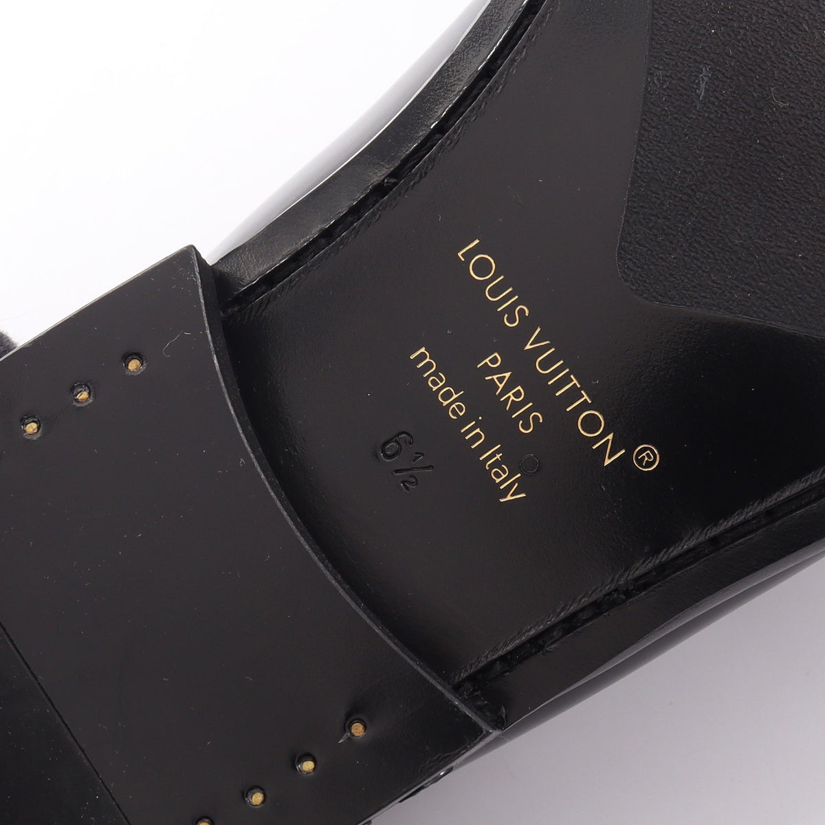 スタッズ ドレス ローファー レザー ブラック ルイヴィトン シューズ LOUIS VUITTON