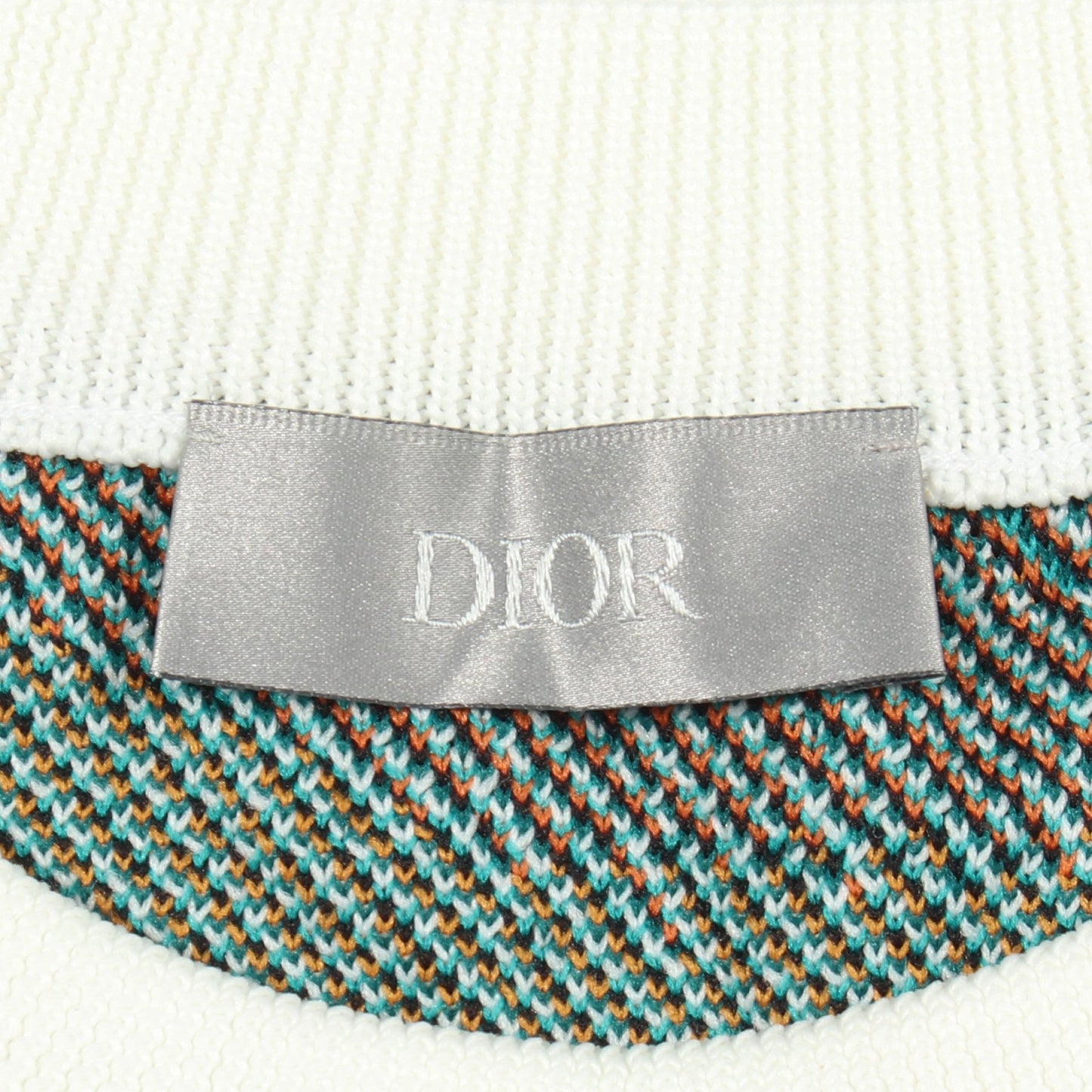 DIOR × KENNY SCHARF 半袖 ニット オレンジ グリーン パープル ディオール