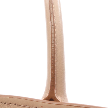 エスプラナード SAFFIANO + CITY C 2WAY ハンドバッグ レザー ベージュ プラダ