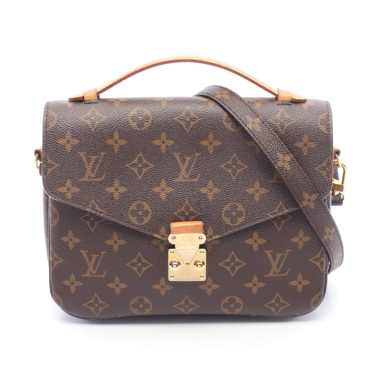 ポシェット メティス MM モノグラム 2WAY ハンドバッグ PVC レザー ブラウン ルイヴィトン バッグ LOUIS VUITTON
