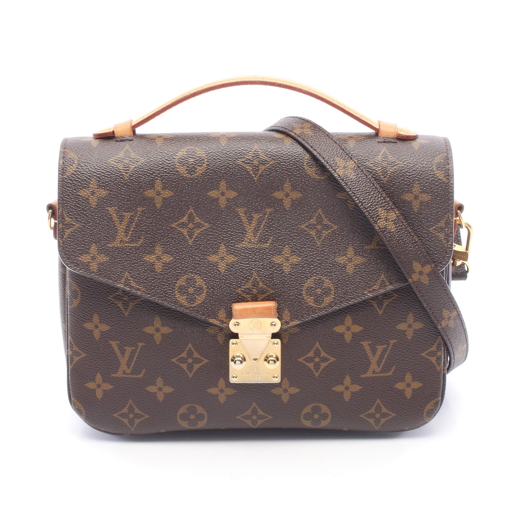 ポシェット メティス MM モノグラム 2WAY ハンドバッグ PVC レザー ブラウン ルイヴィトン バッグ LOUIS VUITTON