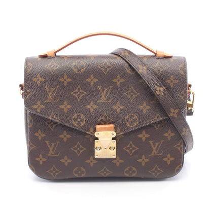 ポシェット メティス MM モノグラム 2WAY ハンドバッグ PVC レザー ブラウン ルイヴィトン バッグ LOUIS VUITTON