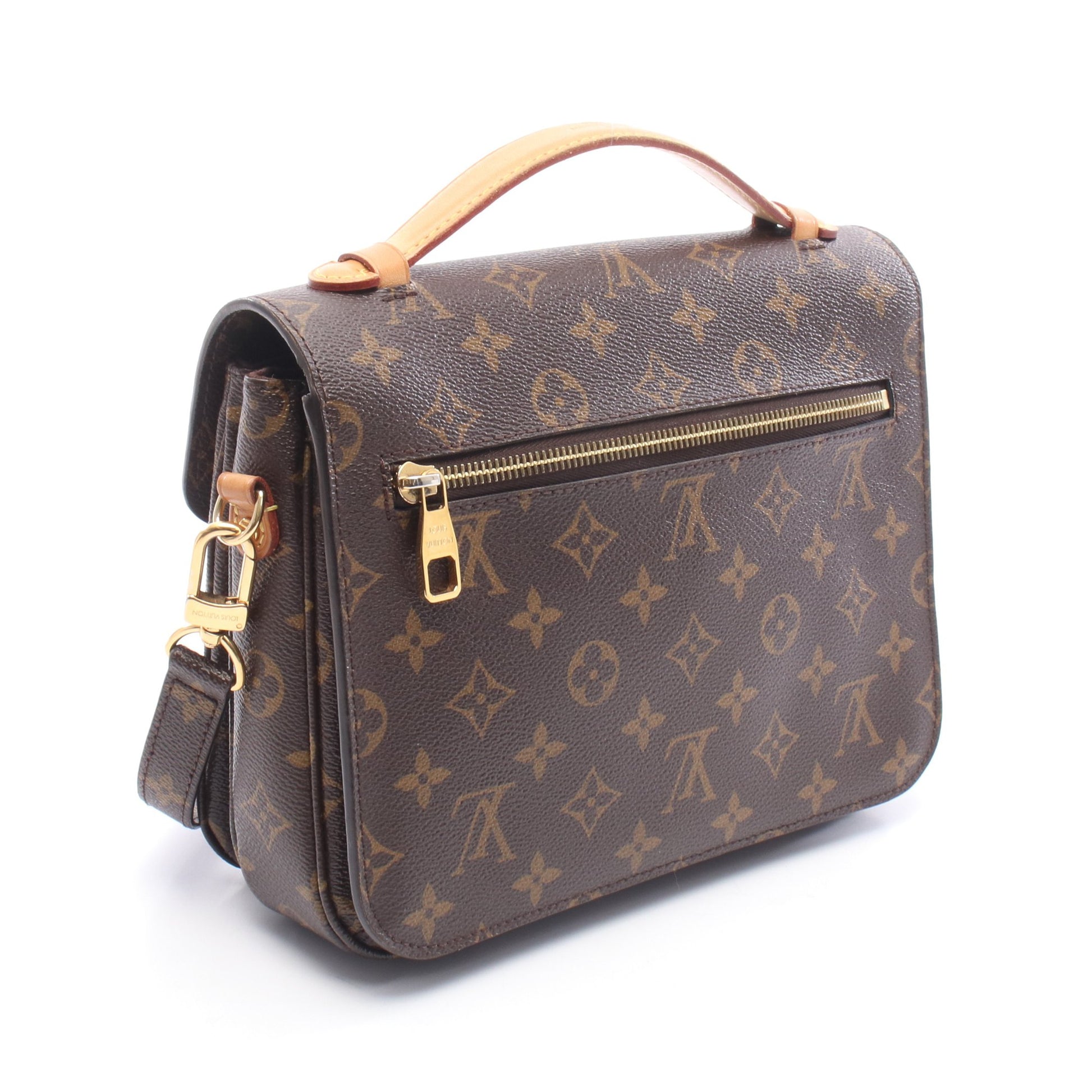 ポシェット メティス MM モノグラム 2WAY ハンドバッグ PVC レザー ブラウン ルイヴィトン バッグ LOUIS VUITTON